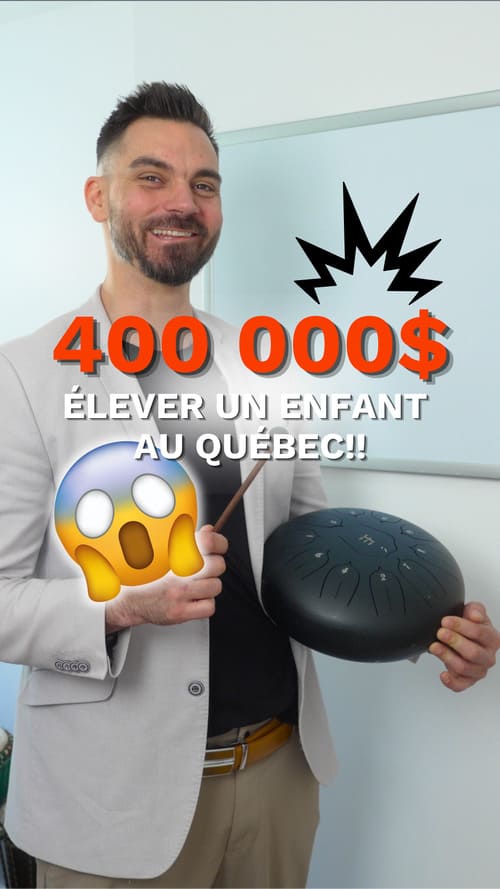 Élever un enfant coûte 400 000$ 